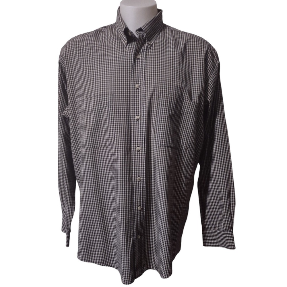 Natural Issue Dress Shirt Mens XLT Long Sleeve Button Down Collared Wrinkle Free